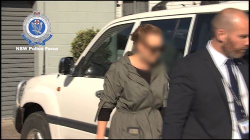 A 34-year-old woman was arrested at her NSW home. Picture: NSW Police