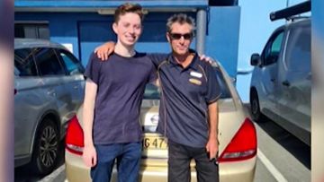 Harry Ledger said he wanted to help Dylan Simpson after he had lost his car in the Lismore floods by giving him is own new car. 