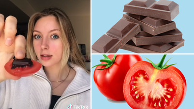 Chocolate and tomato