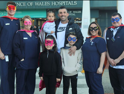 Ex-NRL star Braith Anasta will be participating in the POWer UP! challenge for Prince of Wales Hospital.