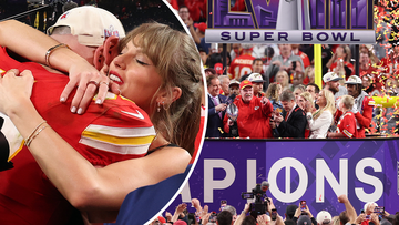Taylor Swift and Chiefs celebrate