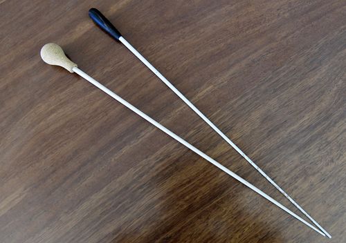 Two conductor batons used by former prime minister Bob Hawke when he conducted the Hallelujah Corus at Sydney Opera House in 2009.