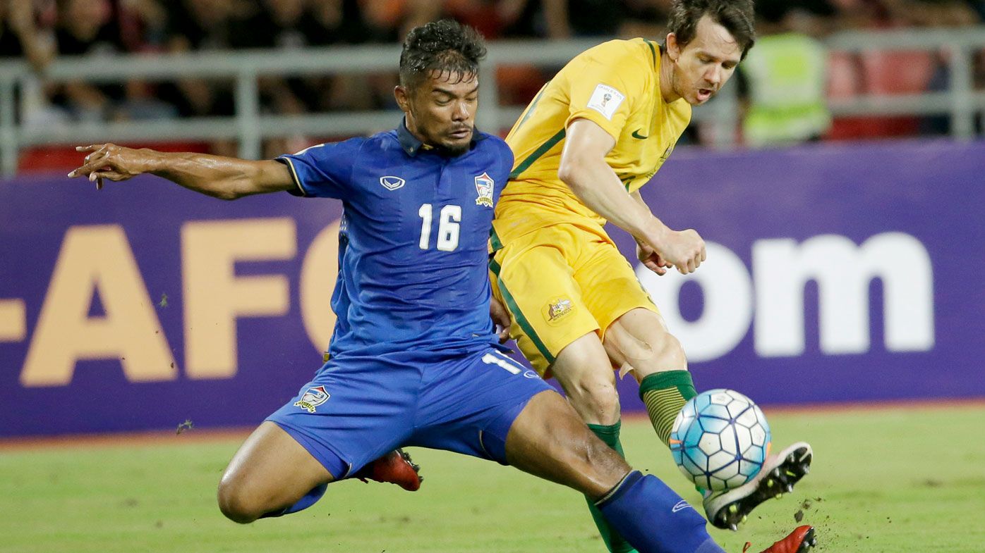 Shaky Socceroos held to draw by Thailand