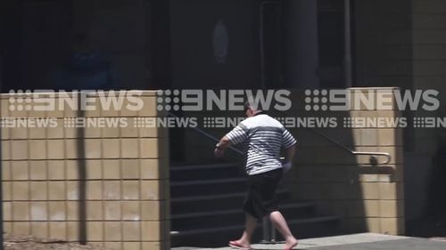 Bali Nine drug smuggler Renae Lawrence has been spotted arriving at Waratah police station, near Newcastle in New South Wales.