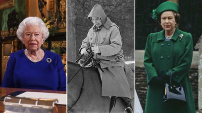 Queen Elizabeth celebrating Christmas through the years