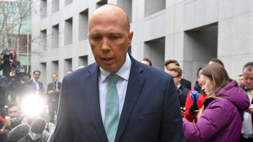 Mr Dutton is gunning to replace Malcolm Turnbull as prime minister but has been facing questions over his interest in two Brisbane childcare centres through his family's RHT Family Trust.