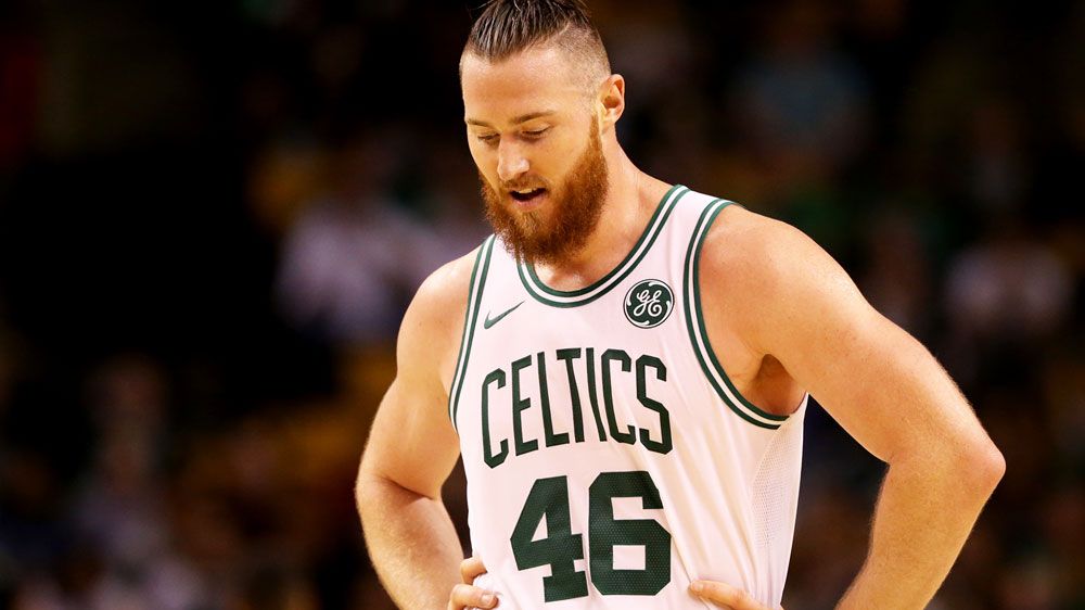 NBA commentator makes bizarre comments about watching Australian Boston Celtics player Aron Baynes in the shower