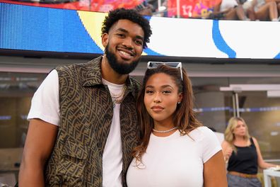 Karl-Anthony Towns teases Jordyn Woods engagement