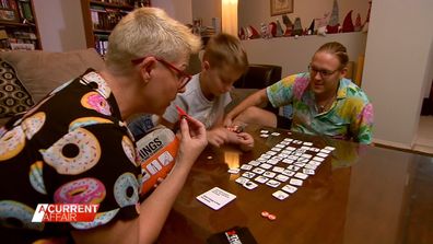 All three of Gold Coast mother Mandy Maysey's kids have Coprolalia, including 11-year-old Tryxx, 15-year-old Void and 27-year-old Conor.