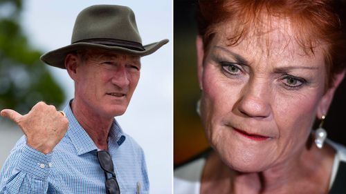 One Nation state leader Steve Dickson was comprehensively beaten in his bid to retain his seat of Buderim, but federal leader Pauline Hanson was still confident of a win elsewhere. (AAP)