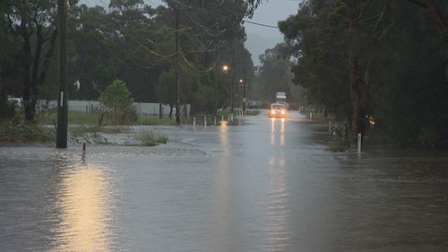 Crue éclair à Londonderry le 29 mars 2022.