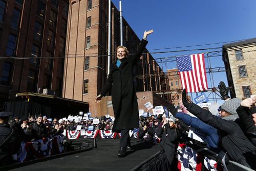 Sen Warren announced her campaign in her home state of Massachusetts at a mill site where largely immigrant factory workers went on strike about 100 years ago, a fitting forum for the longtime consumer advocate to advance her platform.