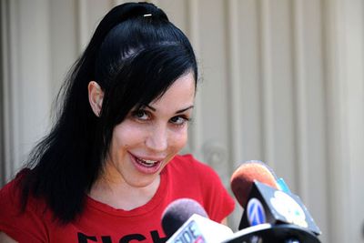 On April 30, 2012, Nadya Suleman filed for personal bankruptcy in Orange County Superior Court. Suleman said she had $50,000 in assets and up to $1 million in debts. Her home in La Habra was set to go up for auction.
