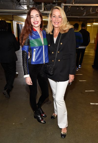 Now:&nbsp;Elizabeth Jagger with her mum Jerry Hall at the TommyLand Tommy Hilfiger Spring 2017 Fashion Show.&nbsp;