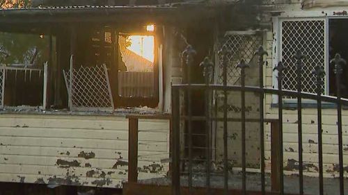 The fire began shortly after midnight, with a neighbour calling for help.