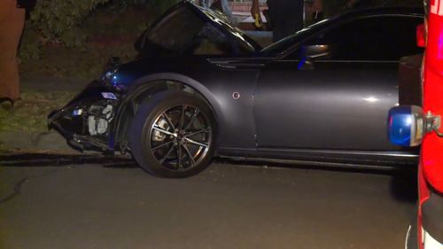 The parked car's owner was watching a movie when the teen allegedly smashed into his vehicle.