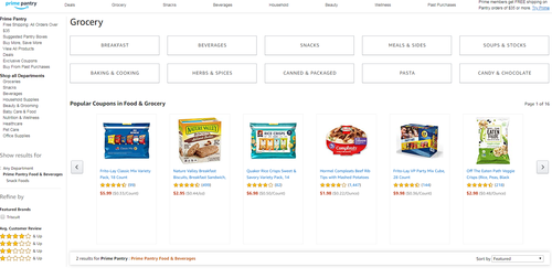 Amazon Pantry was introduced for Aussies last year. 