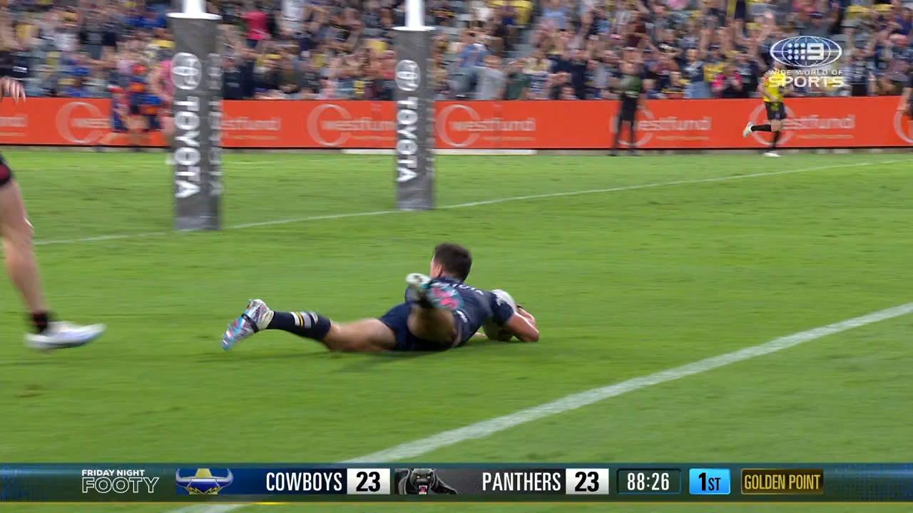 Cowboys clinch 'extraordinary' golden point victory over Panthers