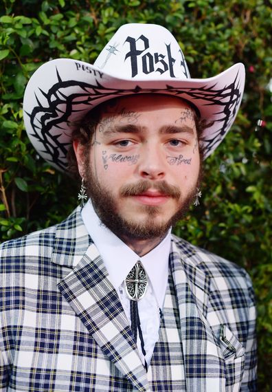 Post Malone attends the 2019 American Music Awards at Microsoft Theater on November 24, 2019 in Los Angeles, California. 