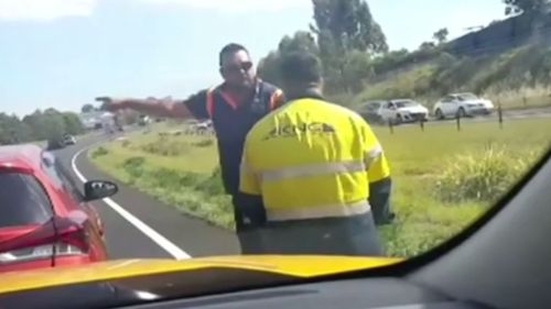 A man has been charged over an alleged road rage attack in Sydney's west.