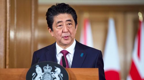 Shinzo Abe in 2019.
