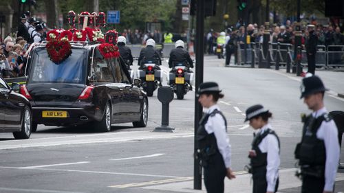 Thousands honour policeman killed in Westminster attack