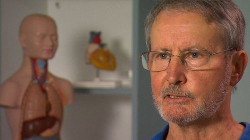 Alan Crawford, 68, received the special heart transplant after suffering from chronic heart failure.