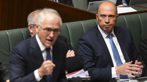 Malcolm Turnbull said he was told by Peter Dutton he sought legal advice on his apparent breach