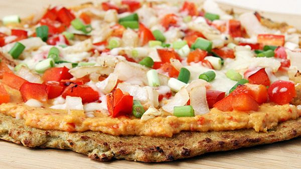 Atkins cauliflower crust pizza