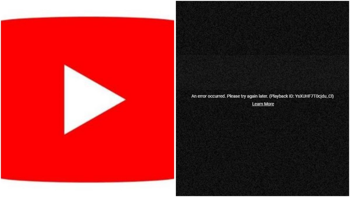 YouTube 먹통 504 에러 화면