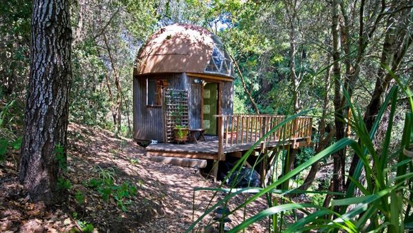 Airbnb Mushroom Dome Cabin