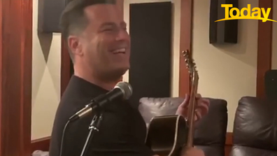 Karl Stefanovic texted Keith Urban a video of himself playing guitar and asked for advice.