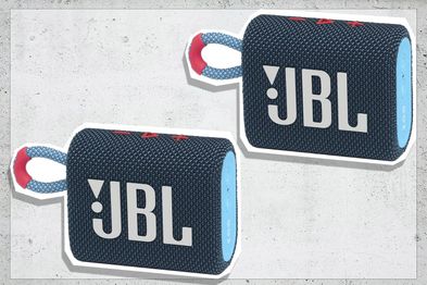 9PR: JBL GO 3 Portable Waterproof Speaker Blue