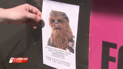 Sydney woman receiving Chewbacca calls