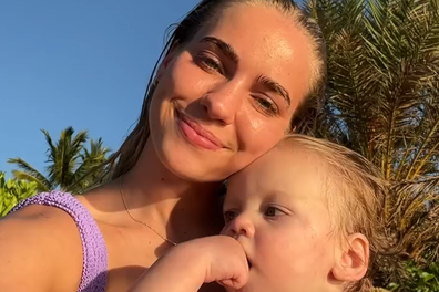 Influencer Emilie Kiser and son Trigg