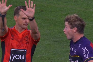 Harry Grant stunned by sin-bin decision.
