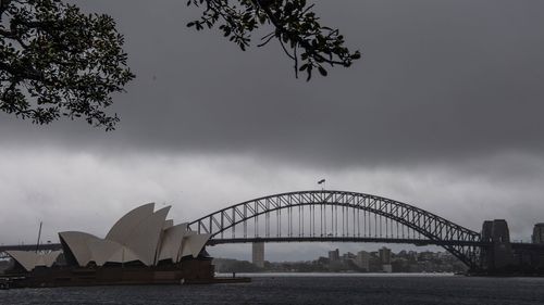 Temps de pluie humide Sydney