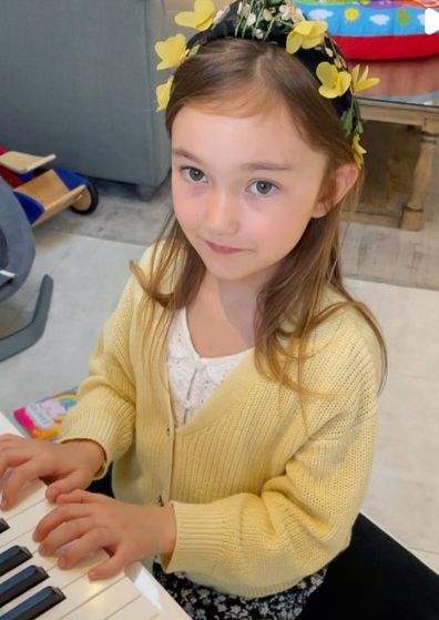 Ada Law, daughter of Jude Law and singer Cat Cavelli, whose real name is Catherine Harding. Pictured in 2021.