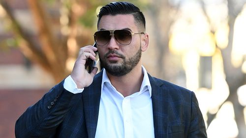 The 36-year-old former Auburn deputy mayor is defending himself against seven domestic violence charges in the NSW District Court.