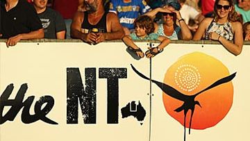 Darwin football fans (Getty)