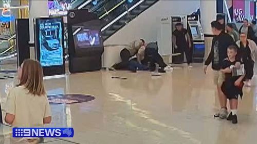 Shoppers and staff have recalled the moment they felt they were running for their lives as a wild brawl erupted between gangs with machetes inside a Melbourne shopping centre.Four youths have been arrested over the violent attack, with two already out on bail.