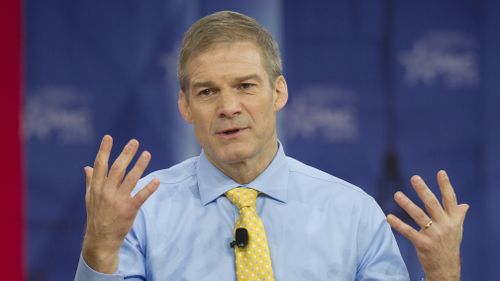 United States Representative Jim Jordan speaks at the Conservative Political Action Conference in February 2018. (PA)