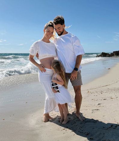 Renae Ayris expecting second baby with husband Andrew Papadopoulos