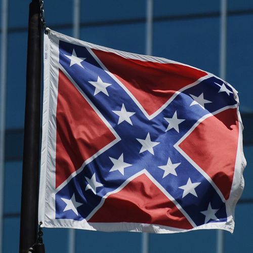 The Confederate flag flying on the grounds of the South Carolina capital of Columbia. (AAP)
