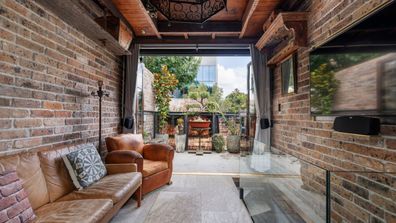 Sydney smallest house living room Domain listing