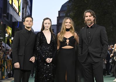 Amsterdam stars Rami Malek,  Andrea Riseborough, Margot Robbie and Christian Bale 
