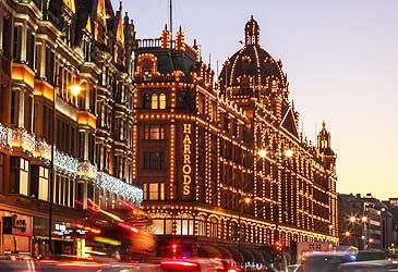 In which district of London is Harrods located?