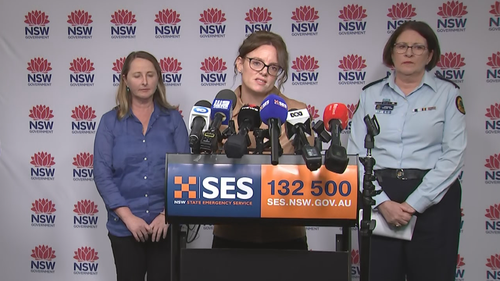 NSW emergency services provide flood update.