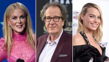 A large continent of Australians led by Margot Robbie, Nicole Kidman and Geoffrey Rush are up for Screen Actors Guild Awards in Los Angeles. (AAP)