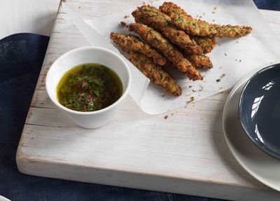 Recipe: <a href="http://kitchen.nine.com.au/2016/05/16/17/52/deepfried-anchovies-in-dill-breadcrumbs" target="_top">Deep-fried anchovies in dill breadcrumbs</a>